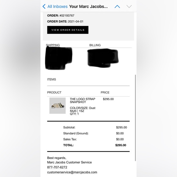 Marc Jacobs Logo Strap Snapshot Purse - Picture 5 of 5